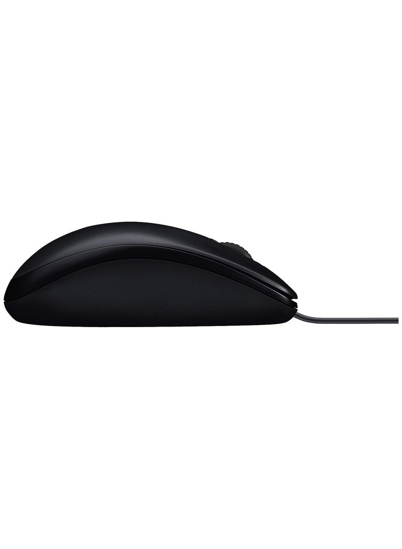 Logitech M90 Wired Mouse Black - Image 2