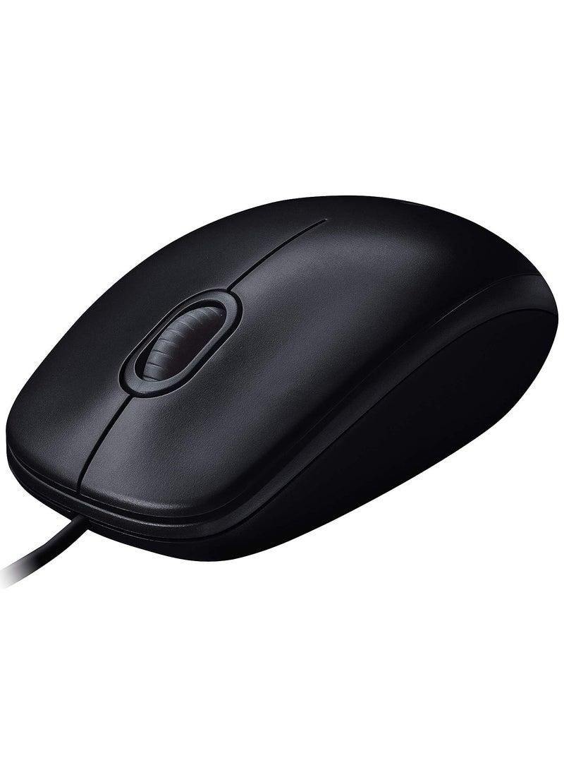 Logitech M90 Wired Mouse Black - Image 4