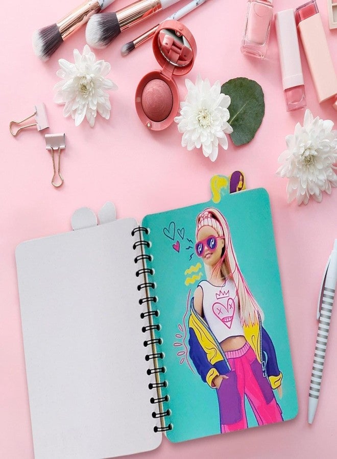 Inkology: 4 Tab Journal: Barbie - 160 Dot Pages, Fashion Themed Spiral Notebook, 4 Stylish Character Dividers, Writing-Notes-Dreams-Doodles, Kids 3+ - Image 5