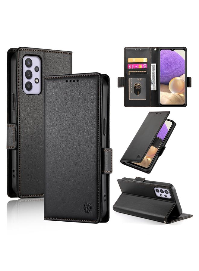 S-TOP Case For Samsung Galaxy A32 5G / M32 5G Side Buckle Magnetic Frosted Leather Phone Case - Image 1