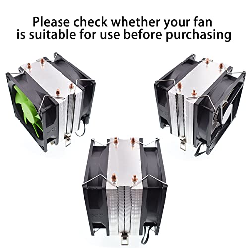 DGHAOP 4pcs Computer Mainboard CPU Radiator Fan Fixing Clip Computer Cooling Accessories, 9CM Wire Buckle Upper Hook Type - Image 5