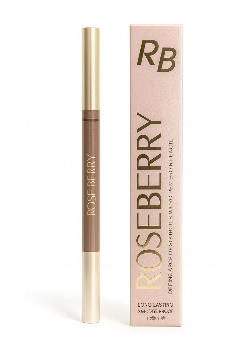 BROWS ON DEMAND 2-IN-1 BROW PENCIL DARK BROWN 1g