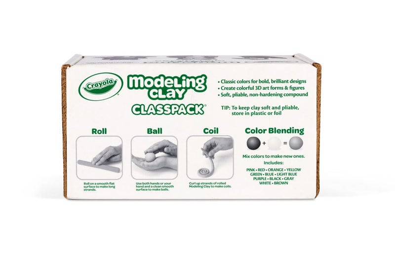 Crayola Modeling Clay Classpack (24 Packs), Bulk Modeling Clay for Kids, 12 Colors, Nontoxic, Classroom Supplies for Kids Arts & Crafts - Image 5