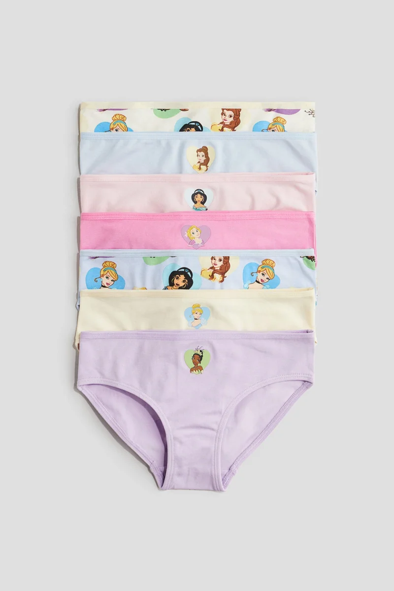 اتش اند ام سبع قطع ملابس داخلية قطنية