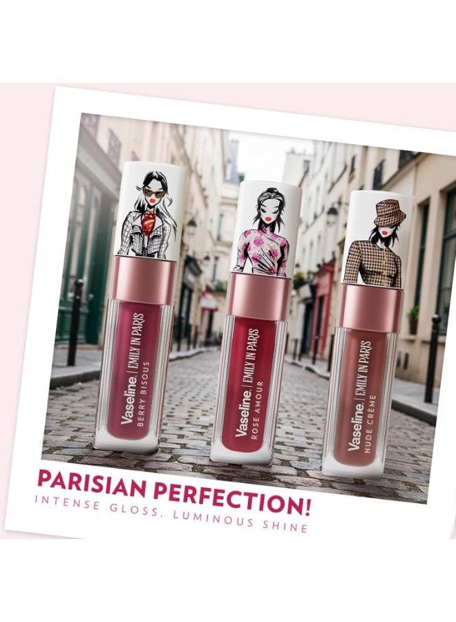 Vaseline Emily in Paris Lip Oil Rose Amour Tinted Lip Gloss (Rose Amour  4g) - Image 5