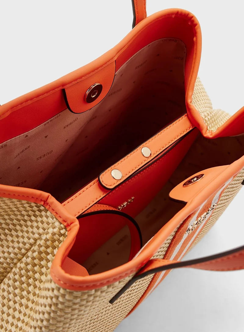 GUESS Vikky Top Handle Tote Bag