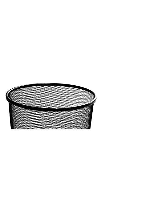 Lakeer Lakeer Recycling Open Top Mesh Dustbin Trash Can Wastebasket Dust Bin Without Lid Round Metal Mesh Waste Basket for Home Office Medium 28 cm Pack of 5  - Image 5