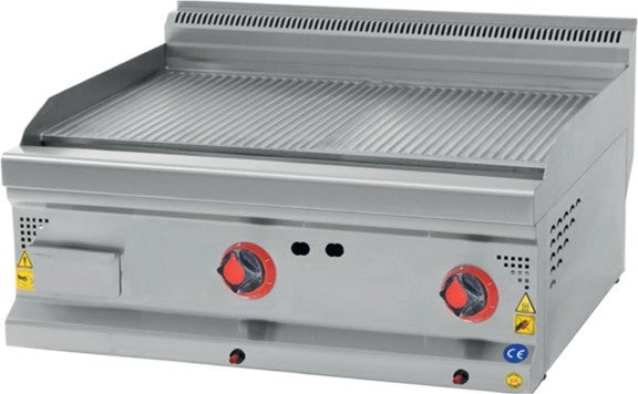 CSA İnox Karacasan Industrial 600 Series Counter Top LPG Cylinder Full Channel Grill 