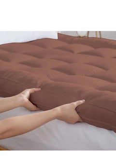 Generic Soft Mattress Topper for Back Pain Relief 7cm Thickness Fiber Mattress Filling Spray Suit Density 800gsm, Mattress, Mattress Cover  - Image 1