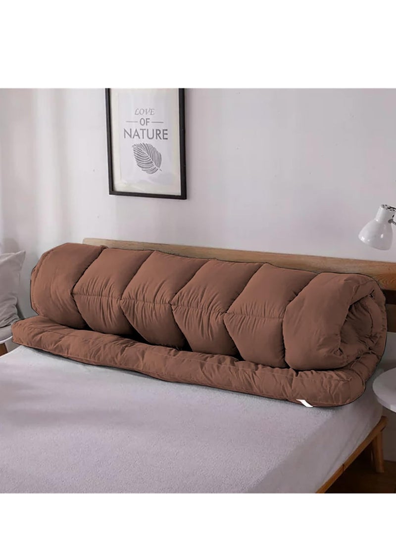 Generic Soft Mattress Topper for Back Pain Relief 7cm Thickness Fiber Mattress Filling Spray Suit Density 800gsm, Mattress, Mattress Cover  - Image 3
