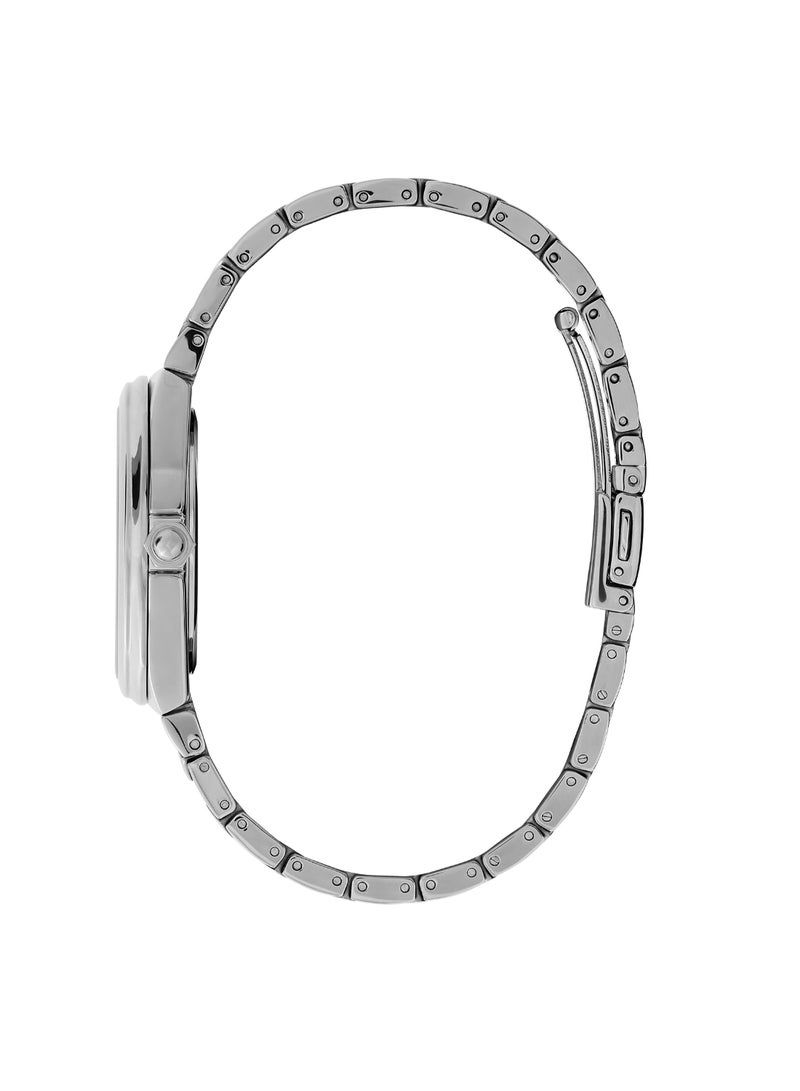 OLIVIA BURTON CUSHION ANALOG WOMEN'S LIGHT GREY MOTHER OF PEARL CASE WATCH - 24000149 - Image 4