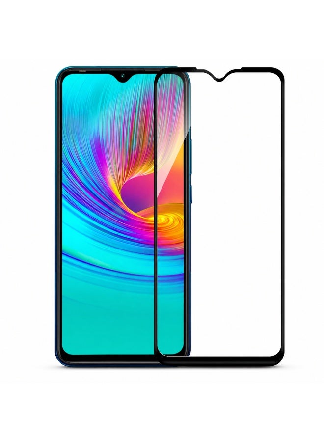 Deer Ghazala Shield ESD Anti-Static Full Coverage Tempered Glass Screen Protector for Infinix Smart 5 / Smart 4 (X657 / X653) - Black - Image 1