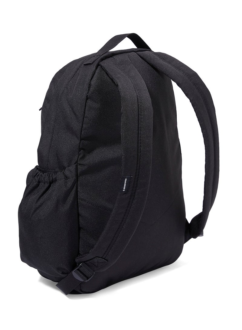 CONVERSE GO Zipper Closure Backpack Black - Image 2