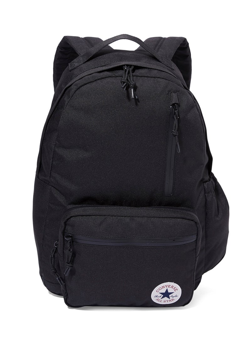 CONVERSE GO Zipper Closure Backpack Black - Image 1