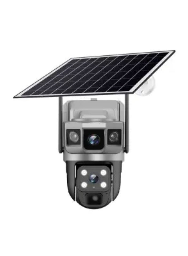 المهوس الفضاء كاميرا VTS02-WIFI-GEEK SPACE ثنائية العدسات تعمل بالطاقة الشمسية مع ثلاث شاشات فيديو - Image 1