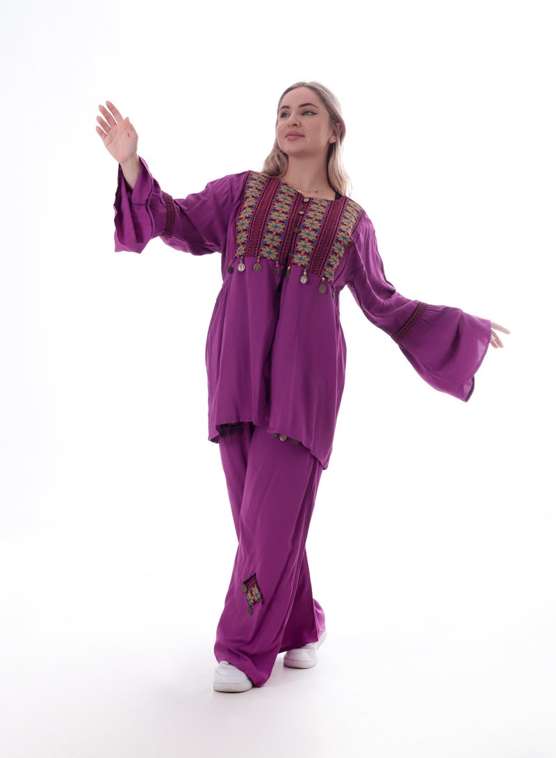 BEBO Women's embroidery pants set  - Image 1