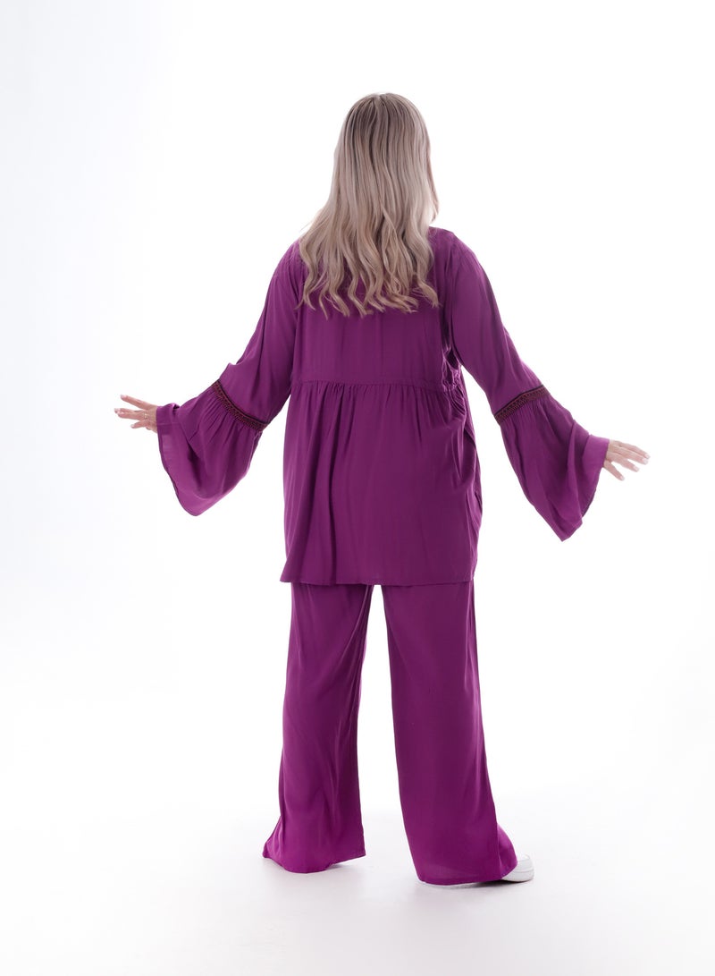 BEBO Women's embroidery pants set  - Image 2