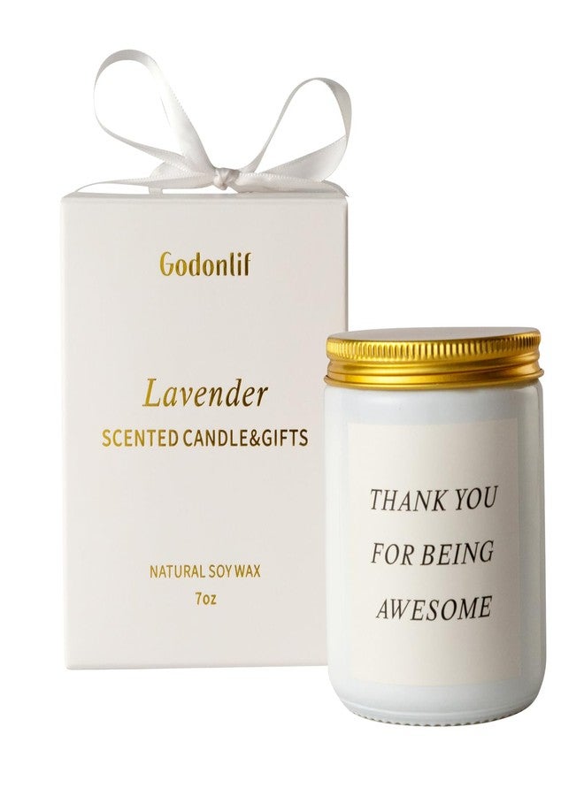 GODONLIF Birthday Gifts for Women, Unique Friendship Gift for Best Friend Birthday, Her, BFF, Sisters, Besties, Mom, Natural Soy Wax Candle for Mom, Funny Lavender Scented Candles - Image 1