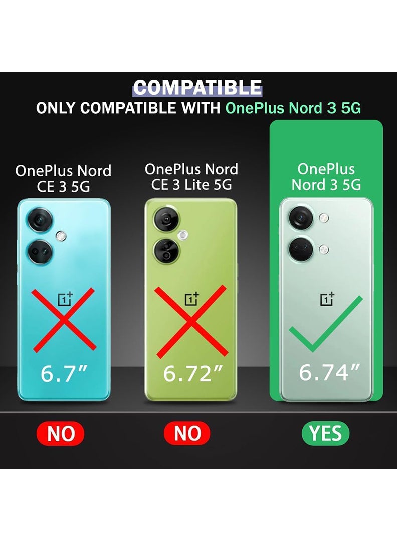 Theodor OnePlus Nord 3 Clear Case, Shock-Absorption TPU Cell Phone Cover with Reinforced Corners, Soft Flexible & Crystal Clear Protective Bumper Case - Image 2