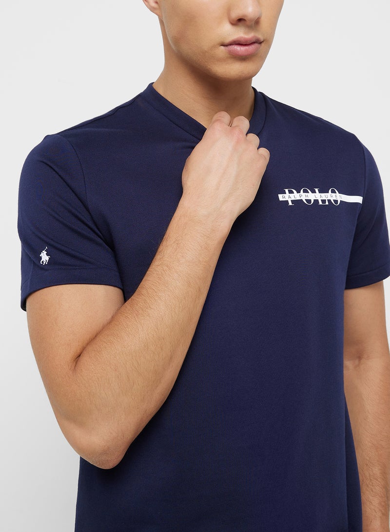 POLO RALPH LAUREN Logo Crew Neck T-Shirt  - Image 3