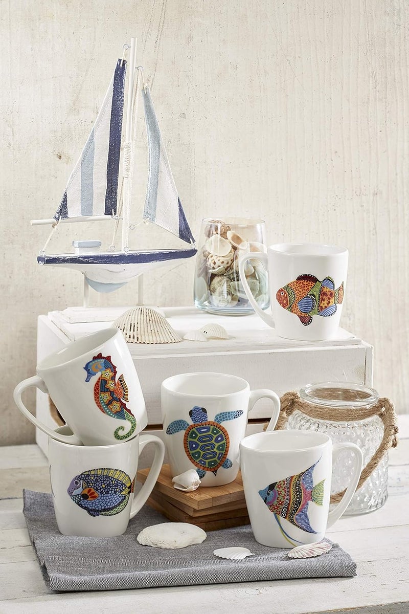 Churchill's Churchill Queen's, Paradise Angel Fish, Mug 300ml, Made in England - Image 2