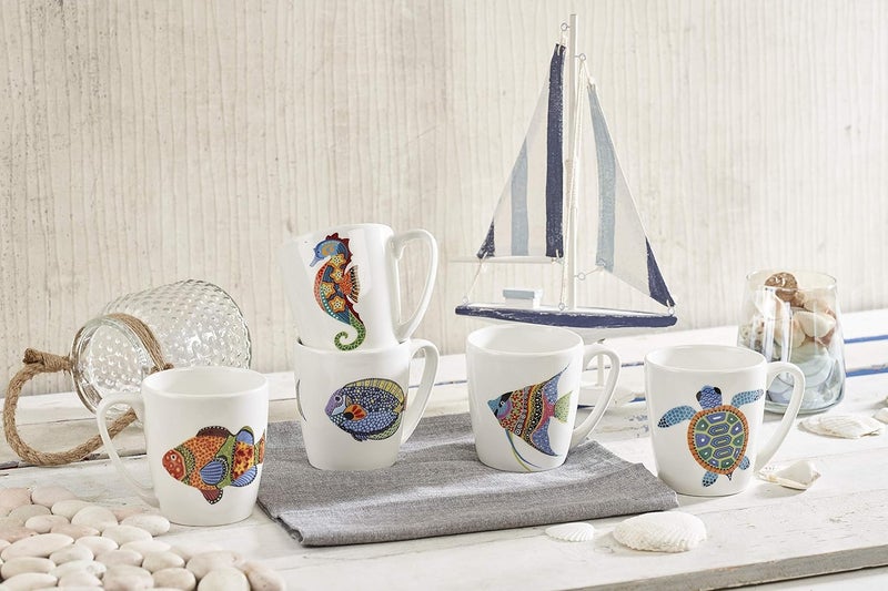 Churchill's Churchill Queen's, Paradise Angel Fish, Mug 300ml, Made in England - Image 3