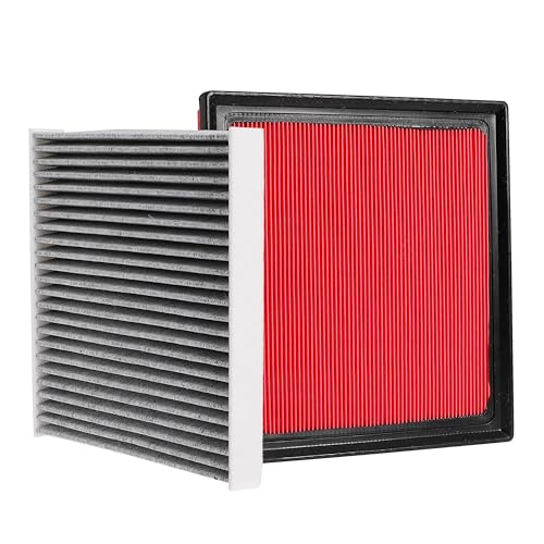 NuFlySic Engine and Cabin Air Filter for Toyota Rav4 20-24 Camry Gas 18-24 Highlander 20-24 Avalon 19-22 for Lexus ES350 19-24 NX350 22-24 NX250 22-24 NOT Fit for Hybrid Replace CA12377 CF12157 - Image 1