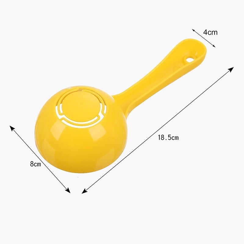 Tnyvm Yellow Rice Paddle Scoop Mold For Rice Ball Making, Non-stick Sushi Mold Rice Ball Scooper Rice Spatula Kitchen Gadge for Home Kitchen Restaurant Serving Spoon for Rice Sushi Making - Image 3