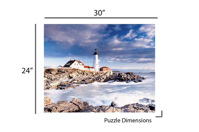 Springbok's 1000 Piece Jigsaw Puzzle Portland Head Lighthouse - Made in USA - Image 4