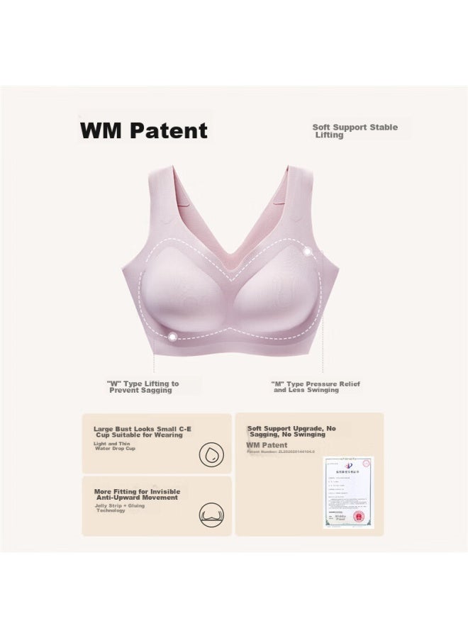 Urban Beauty Dushiliren Women's Plus Size Bra, One-size Seamless Bra, Thin Comfortable Sleep Bra, Vest Bra, 2b360v  - Image 4