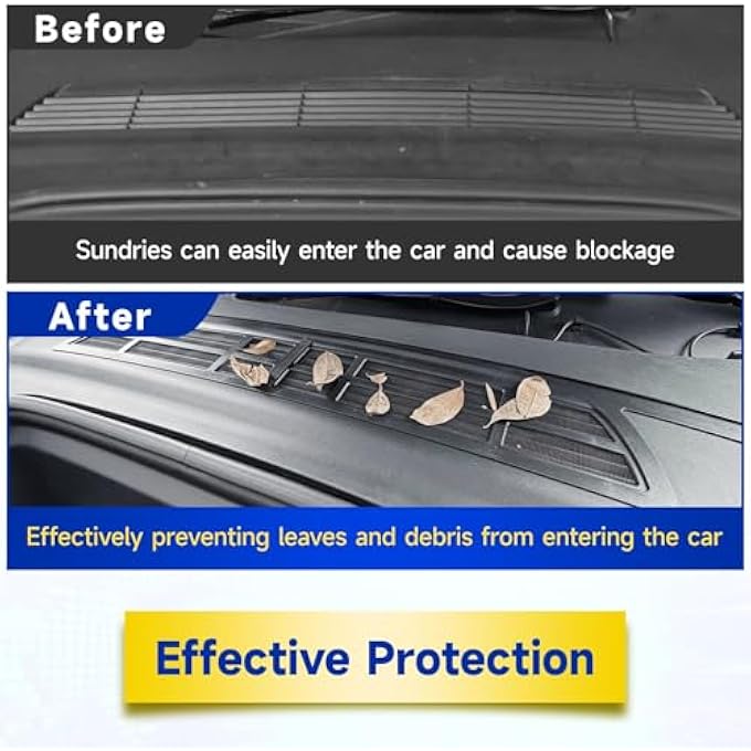 ريحني غطاء فتحة هواء لتسلا موديل Y شبكة هواء شبكة حماية داخلية لحماية صندوق السيارة الأمامي متوافقة مع 20202024 موديلات الطراز 1 - Image 2