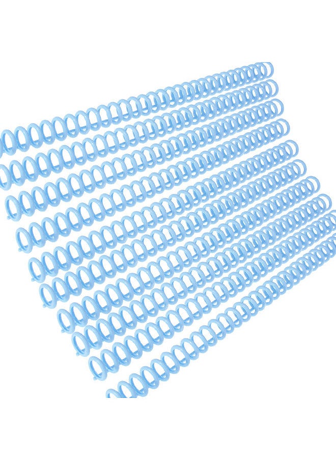 Kw-trio 10pcs Plastic 30-Hole Loose Leaf Binders Ring Binding Spines Combs 85 Sheets Capacity for DIY Paper Notebook Album Office School Supplies  - Image 1