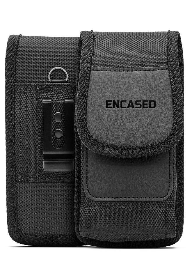 Encased 2-in-1 Belt Pouch with Case Designed for Samsung Galaxy S24 Ultra (2024) Full Body Protective Case with Screen Protector & Holster Clip Phone Holder (Black) - Image 4
