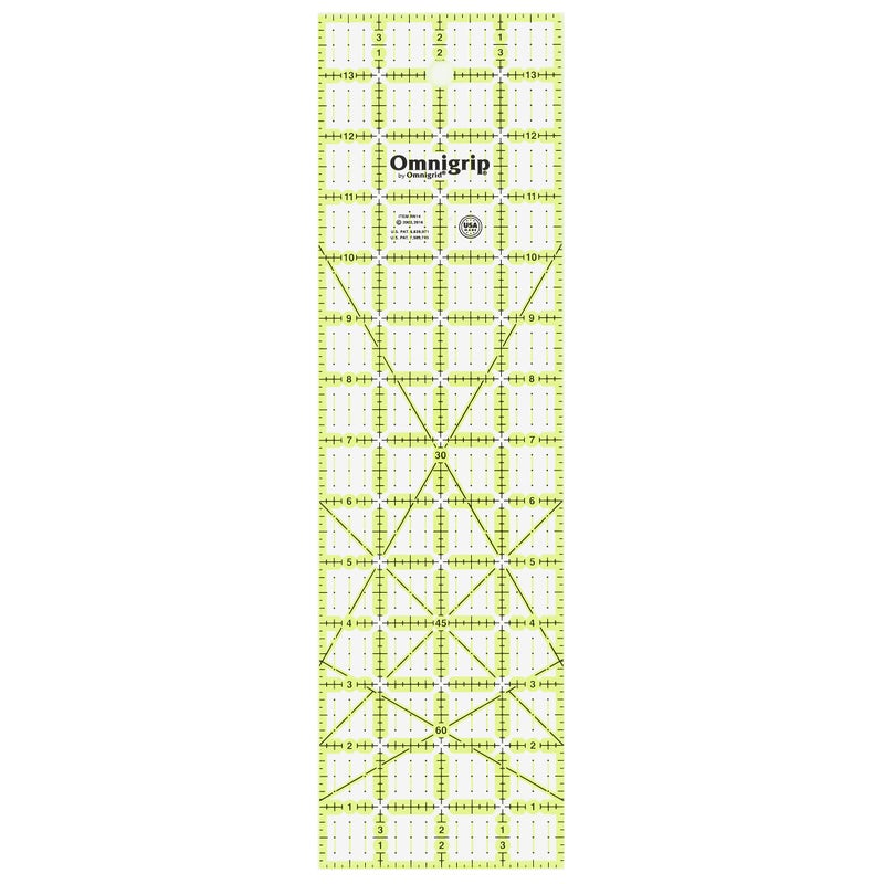 Omnigrid أومنيغريب من أومنيغريد مسطرة غير قابلة للانزلاق، 4" × 14" - Image 1
