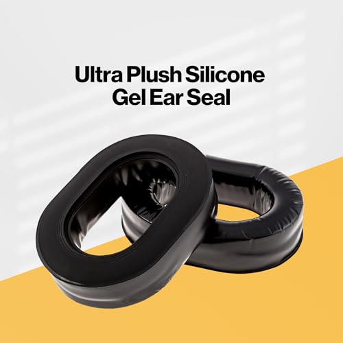 KORE AVIATION Ultra Plush Silicone Gel Ear Seals Ear Pads Replacement for Aviation Headset, Racing, Gaming, Safety Style Headsets (Sold in Pairs) - Image 2