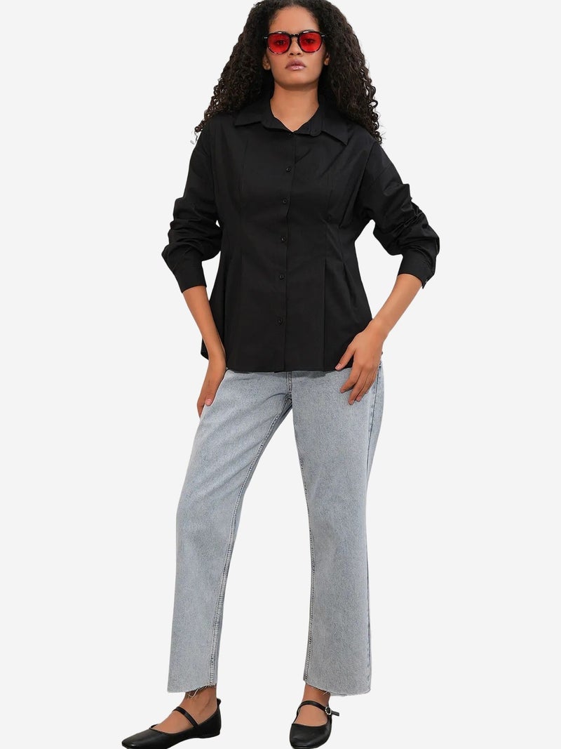 BIG DART BDART Fitted Poplin Shirt With Button Front - Image 2