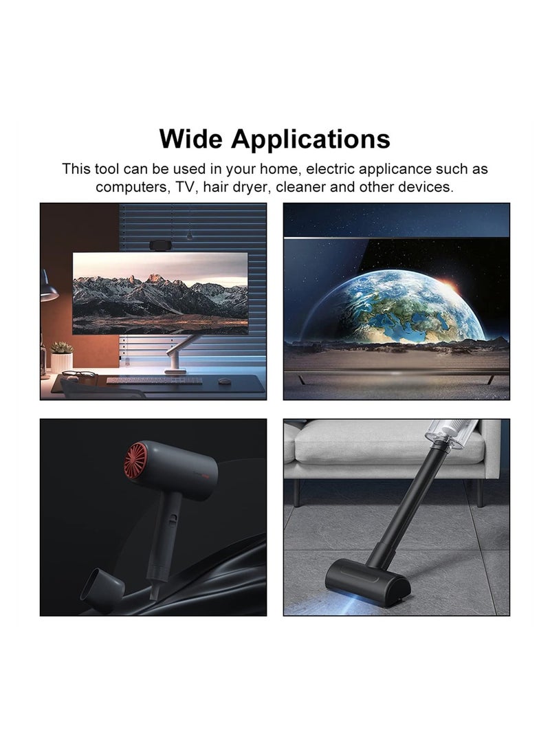 Radiation Tester, Portable Electromagnetics Field EMF Gauss Meter, Handheld EMF Meter Magnetic-Field Monitor, Home Environmental Electrical Electromagnetic Detector 9 LED Gauss Meter - Image 5