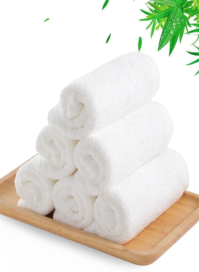 AYUS Premium Soft Feel FaceTowels Set, (12 x 12 inches) 100% Cotton, Ultra Soft and Highly Absorbent 500GSM Towels for Bathroom, Gym, Shower, Hotel, and Spa (White) Pack of 6 - Image 4