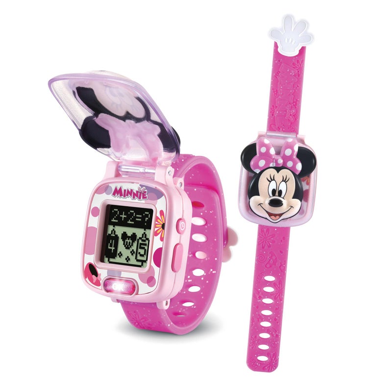 Vtech - Disney Junior Minnie - Minnie Mouse Pink | Learning Watch Small | wristwatch for kids features eight digital clock faces, time tools, and four games | ideal 3 to 6 years + - Image 2