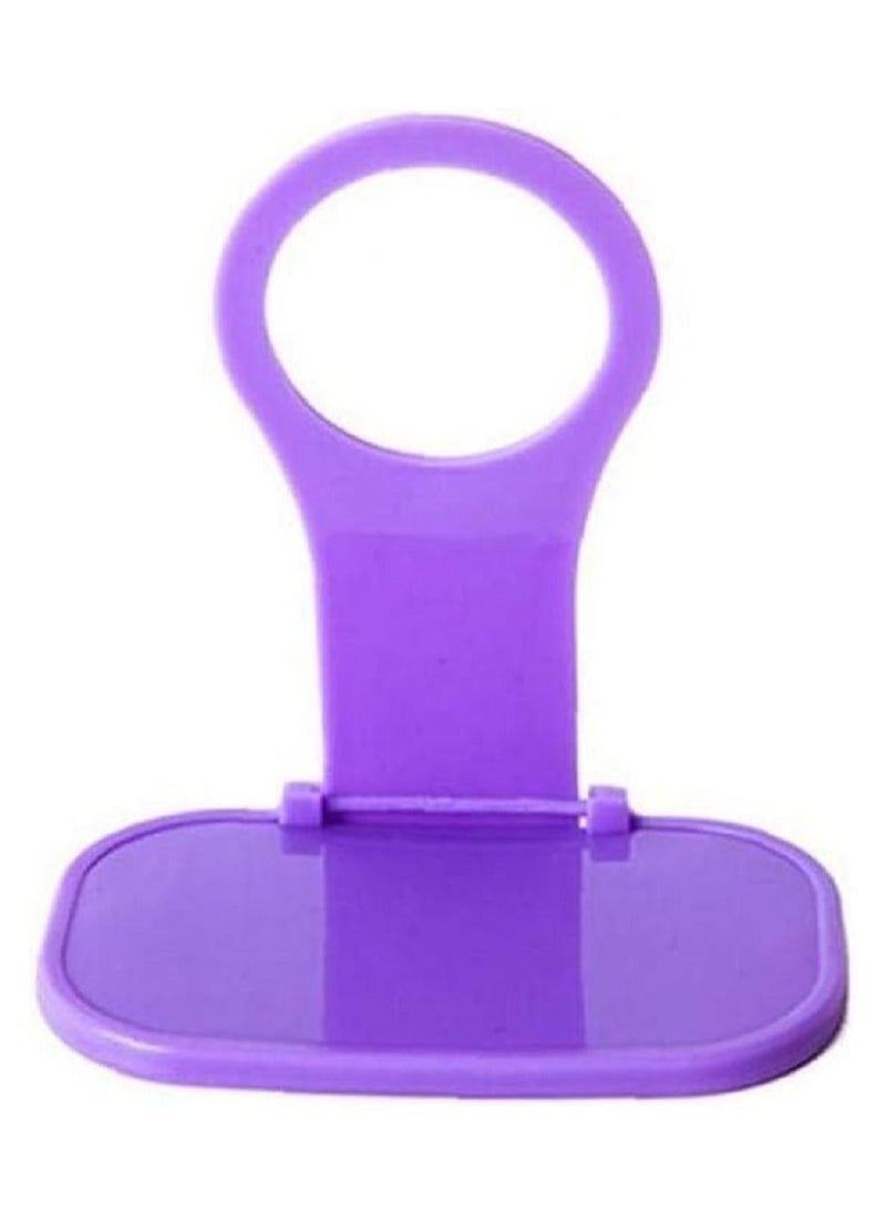 Wall-mounted mobile phone holder and hook for mobile phone and charger - 2 pieces, random color