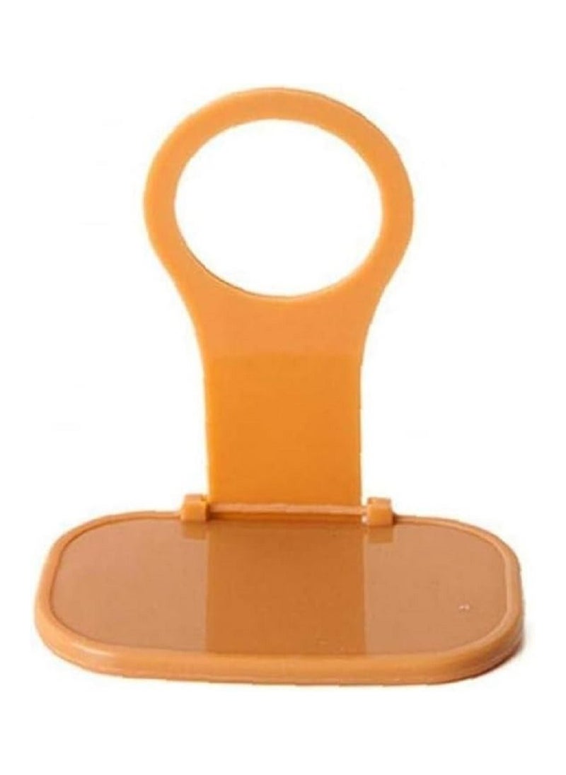 Wall-mounted mobile phone holder and hook for mobile phone and charger - 2 pieces, random color