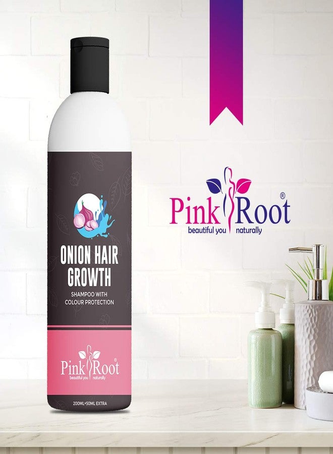 Pink Root Onion Hair Growth Shampoo (200+50) ml - Image 3