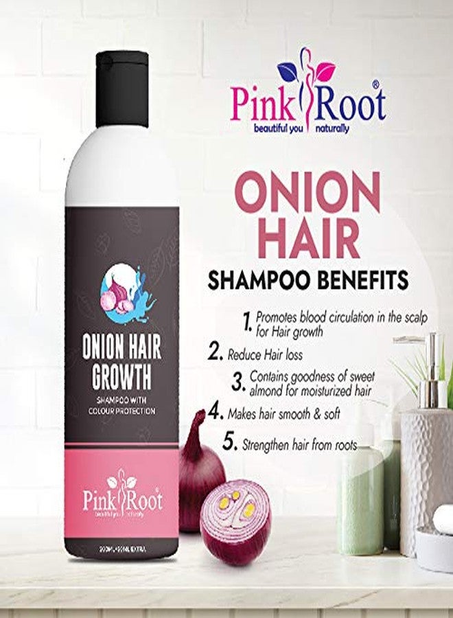 Pink Root Onion Hair Growth Shampoo (200+50) ml - Image 4