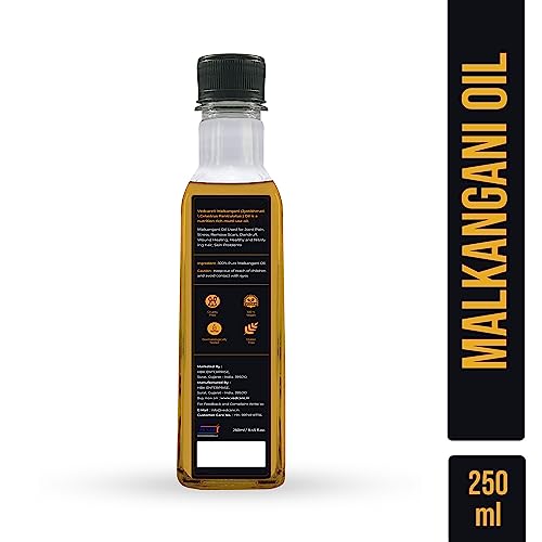 Vedcare Pure Malkangani (Jyotishmati/Celastrus Paniculatus) Hair Oil, 250ml - Image 2