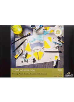 REMBRANDT Toned Industrial Grey Multipurpose Art Block Sketch Drawing Book 180 gr A3 50 Sheets 