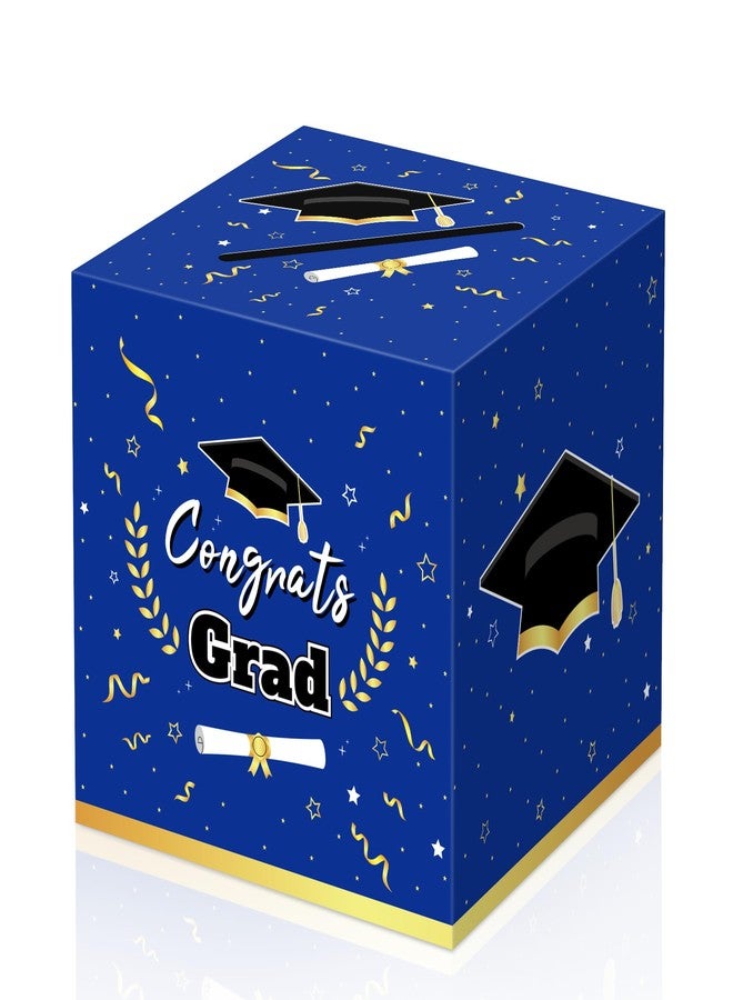 Kelool Graduation Decorations 2026 Blue Graduation Card Box Graduation Party Decorations,Graduation Box,Congrats Grad Gifts for 2026 Graduation Party Supplies Favors - Image 1