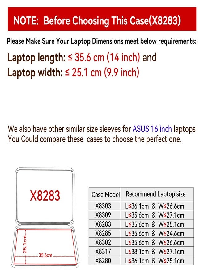 Smatree Hard EVA Protective Sleeve Compatible for 15.6 inch ASUS TUF Gaming F15/A15, for TUF Dash F15 2022/2021, 16 inch TUF Gaming A16 2024/2023, 16 inch ASUS Zenbook Pro 16X OLED UX7602 Case (X8283) - Image 3