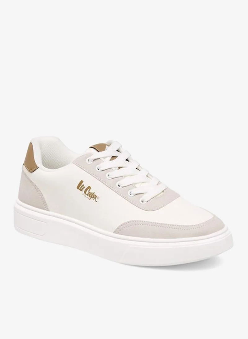 Lee Cooper Men'S Solid Lace-Up Sneakers