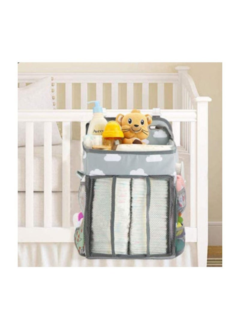 Sharpdo Bedside storage hanging bag, multifunctional foldable hanging bag, baby diaper toy storage hanging bag  - Image 3