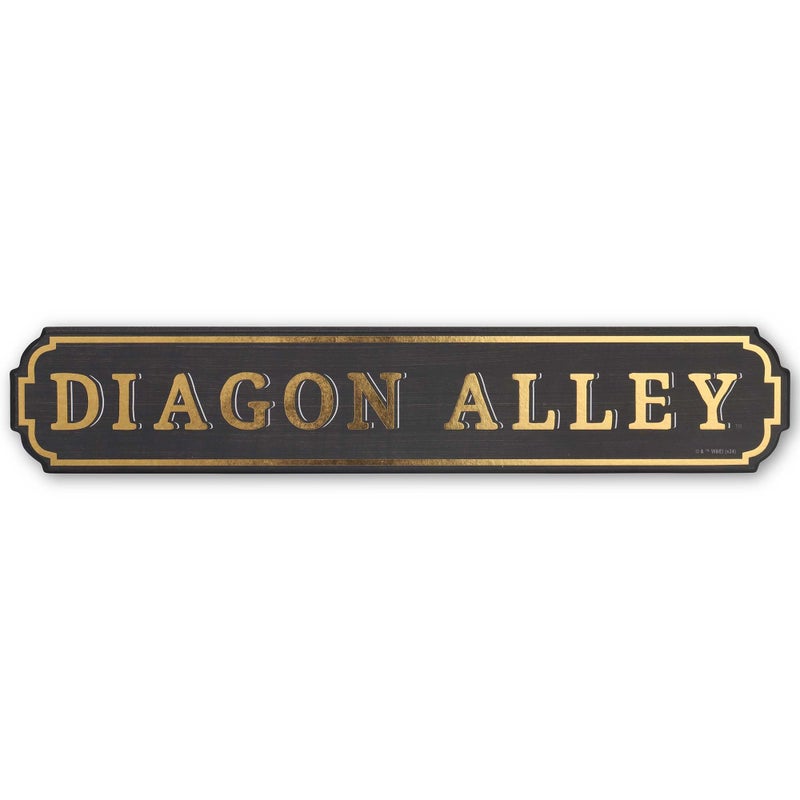 Harry Potter Diagon Alley Horizontal Wood Wall Decor  Fun Harry Potter Sign for Bedroom or Movie Room